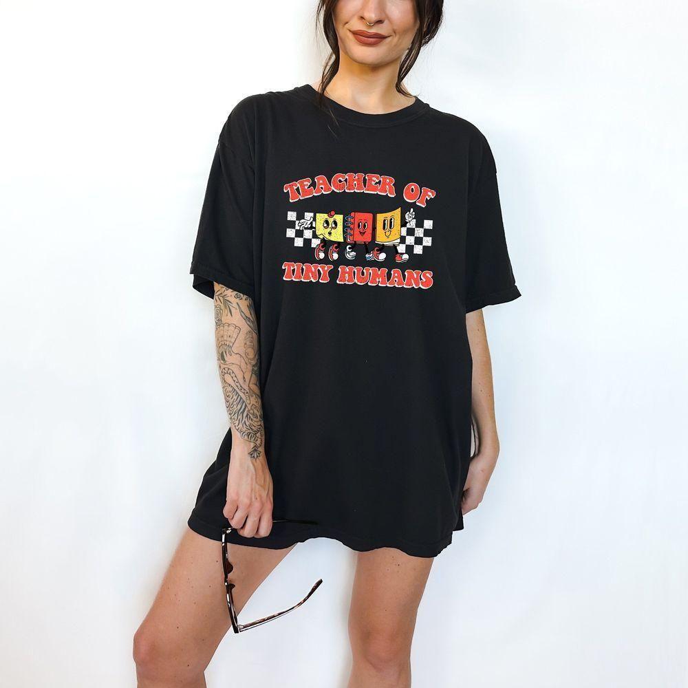 Retro Teacher Of Tiny Humans Vuitino Merch